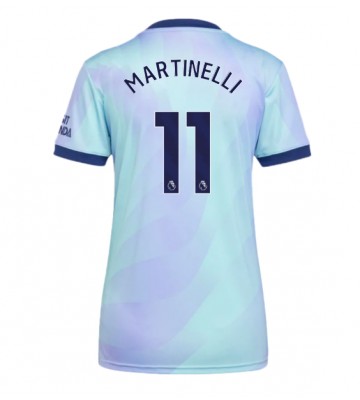 Arsenal Gabriel Martinelli #11 Tercera Equipación Mujer 2024-25 Manga Corta